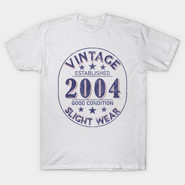 Vintage Established 2004 T-Shirt by Stacy Peters Art